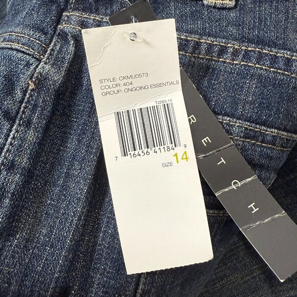 NWT City UnLTD. The Los Angeles Pant Denim Low Rise Slim Thigh Skinny Leg Sz 14 - Picture 3 of 9